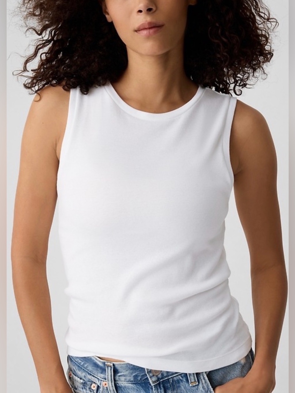 😎 GAP white Favorite Tank. Size S.